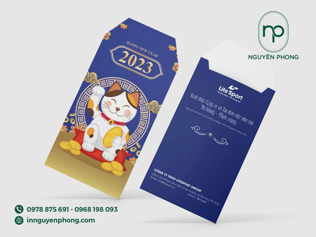 In bao lì xì cao cấp thể hiện đẳng cấp của người tặng 